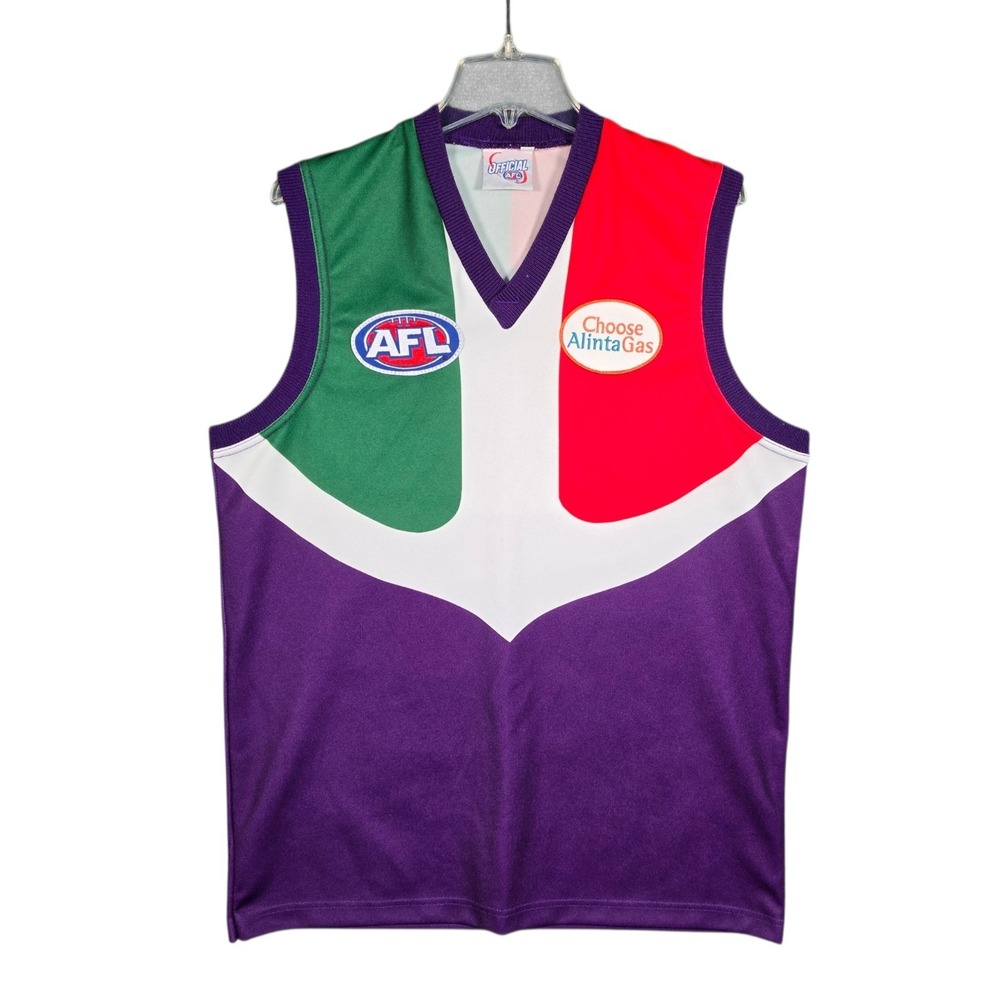 Vintage Fremantle Dockers Jersey Men's XL Australian Football League AFL